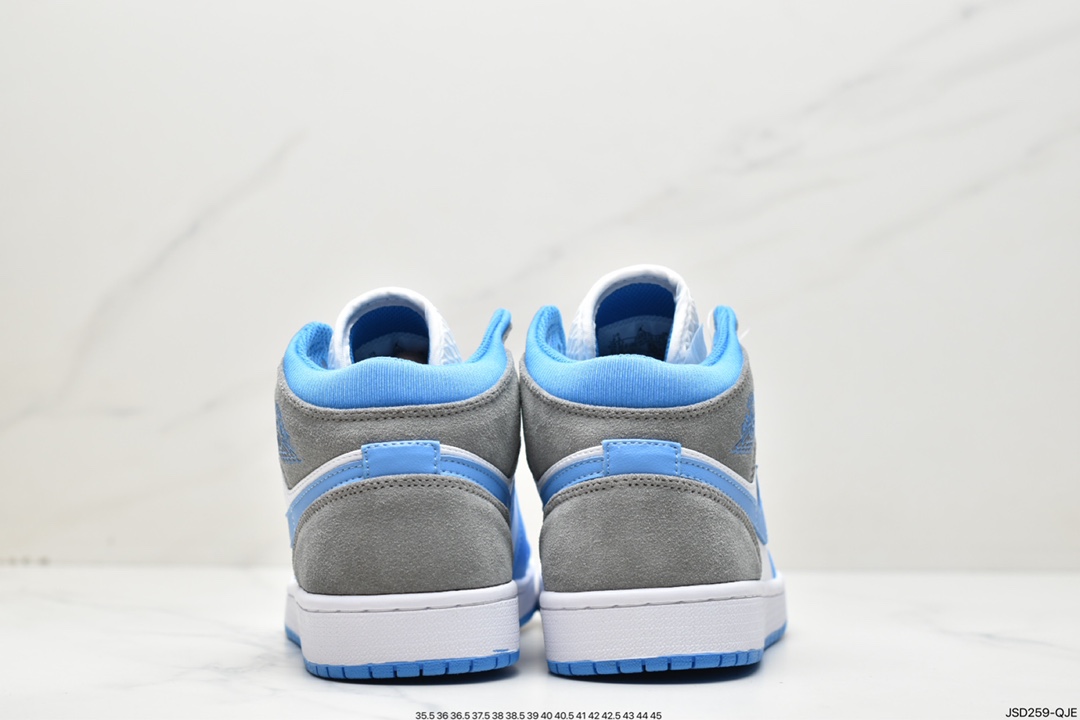 200 Air Jordan 1 Mid 灰白蓝 DX9276-100