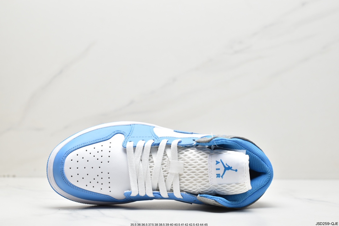 200 Air Jordan 1 Mid 灰白蓝 DX9276-100