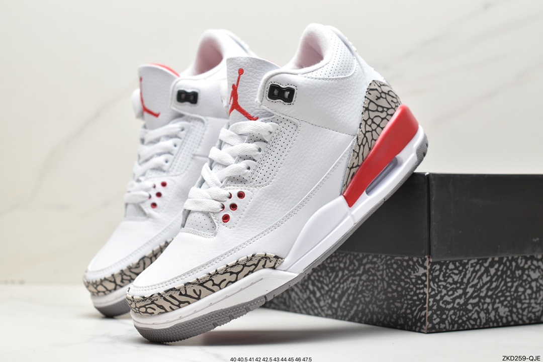 270 Air Jordan 3 Retro”Cardinal Red”篮球鞋“CT8532-169