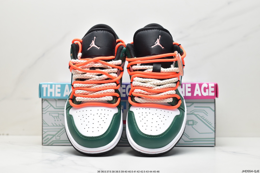 190 Air Jordan 1 Low 解构抽绳低帮 AJ1乔1低帮休闲板鞋 553558-062