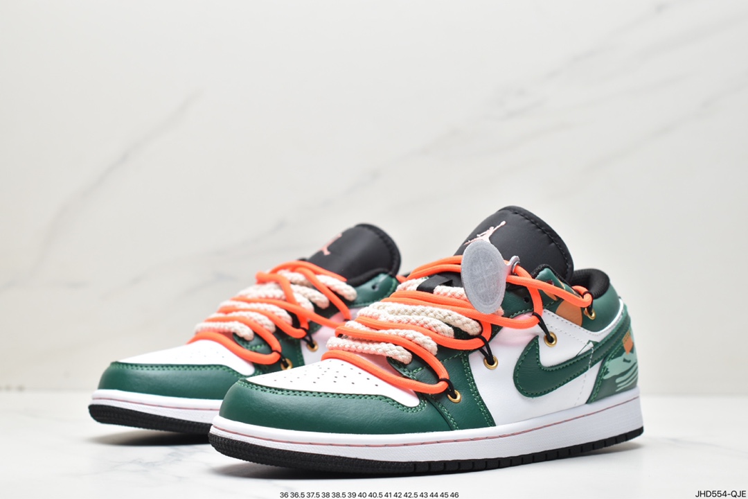 190 Air Jordan 1 Low 解构抽绳低帮 AJ1乔1低帮休闲板鞋 553558-062