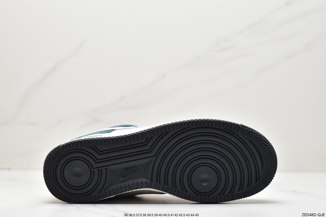 260 Nike Air Force 1 Low 灰蓝绿麂皮 NT9955-318