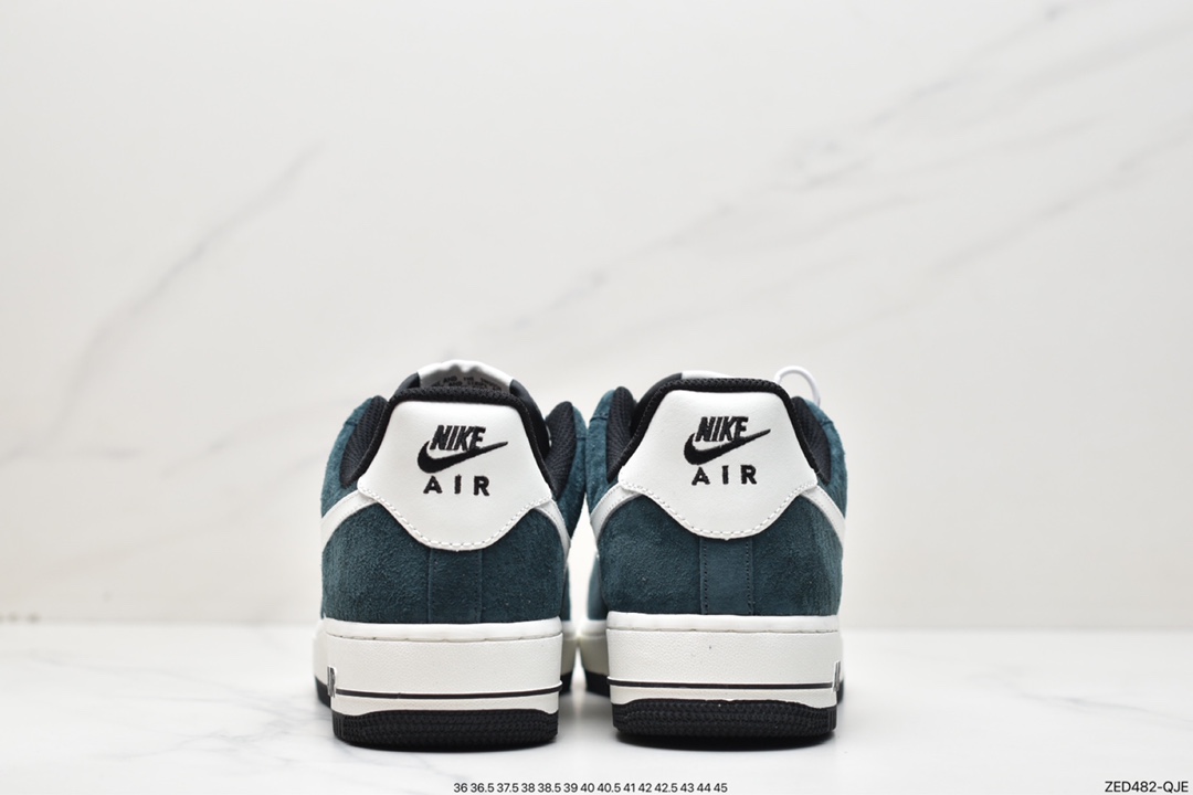 260 Nike Air Force 1 Low 灰蓝绿麂皮 NT9955-318