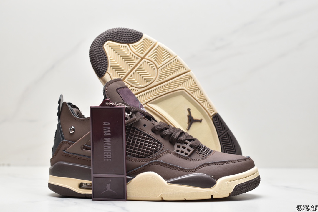 170 A Ma Maniére x Nike Air Jordan 4 Retro SP”Violet Ore”AJ4代中帮DV6773-220