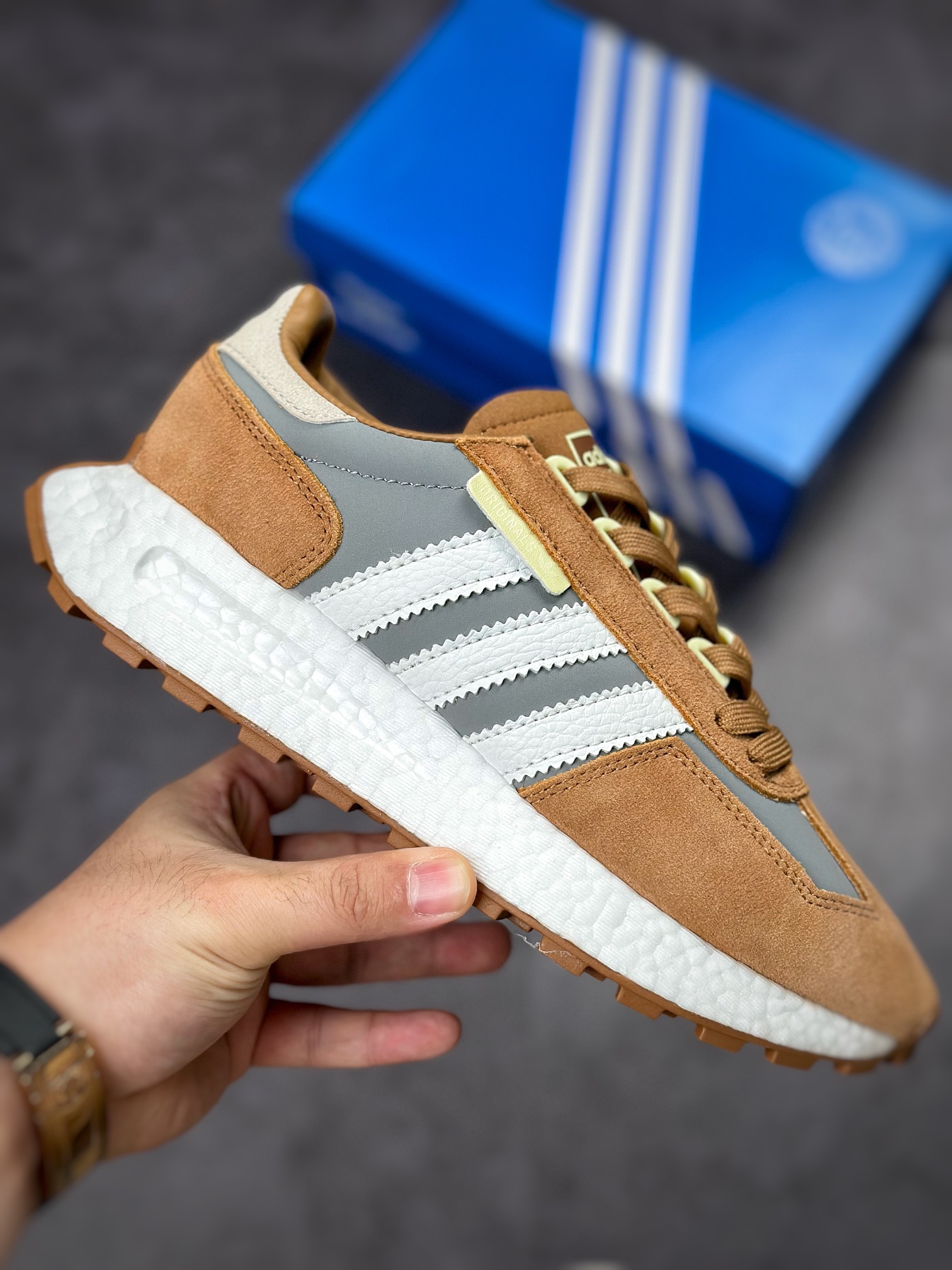 adidas Racing E5 Boost Prototype speed light retro series GY9921