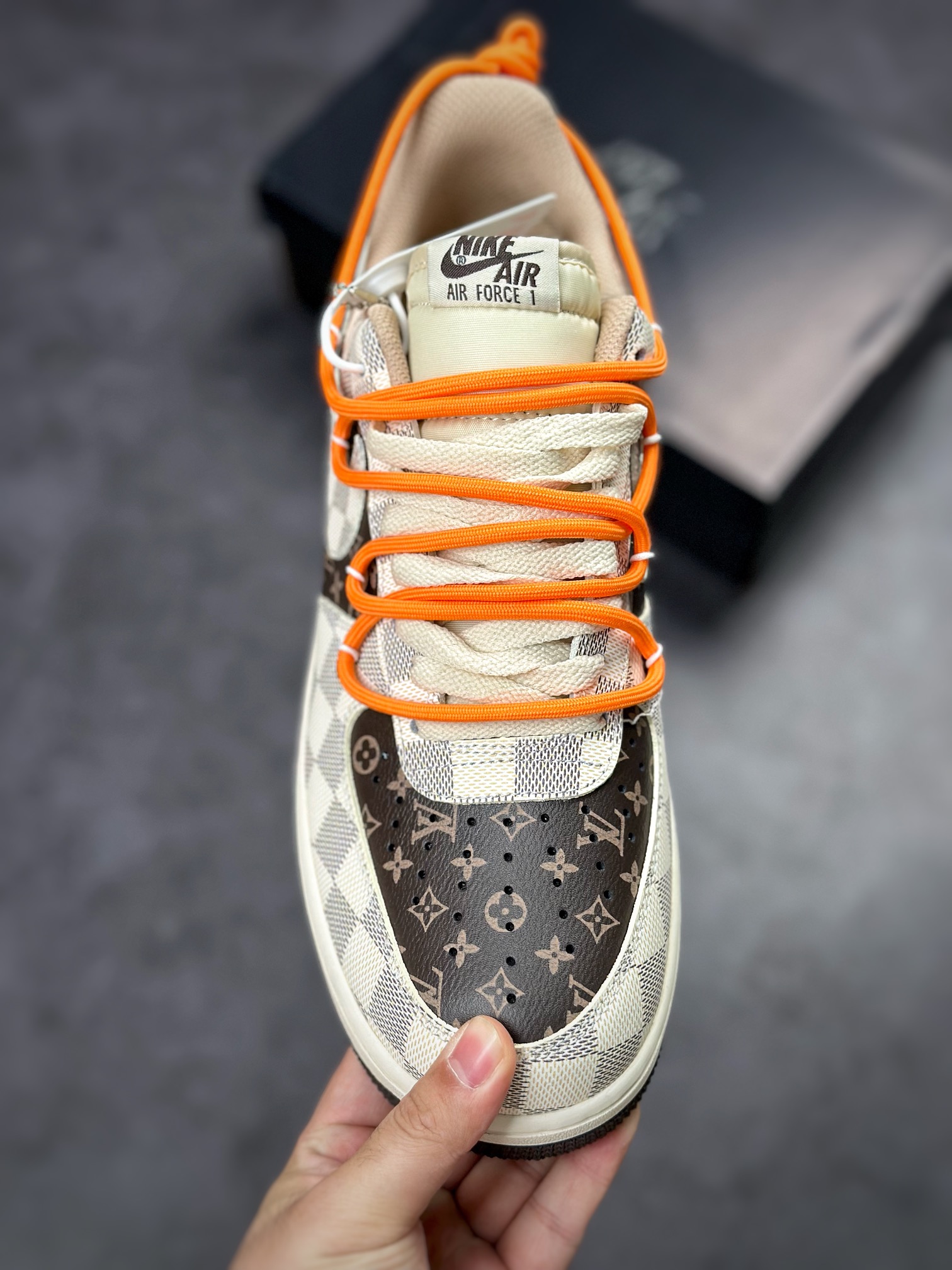 Nike Air Force 1 Low 07 LV白棕印花绑带 CV1724-112