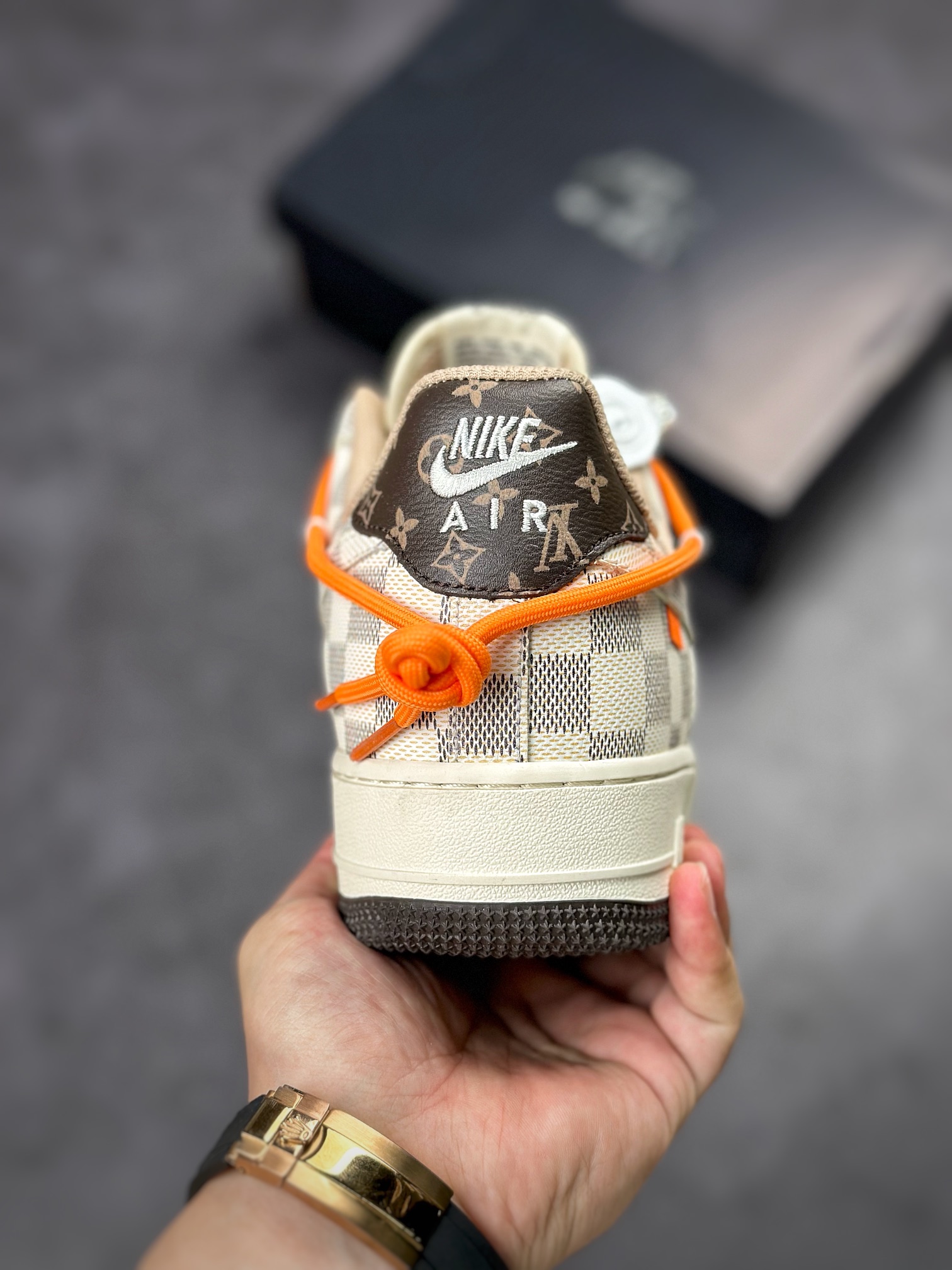 Nike Air Force 1 Low 07 LV白棕印花绑带 CV1724-112