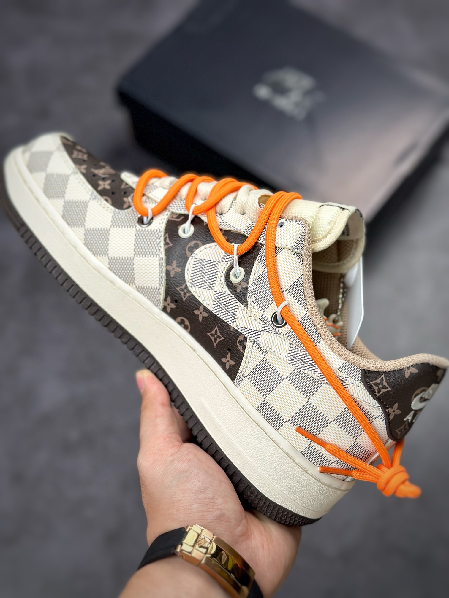 Nike Air Force 1 Low 07 LV白棕印花绑带 CV1724-112