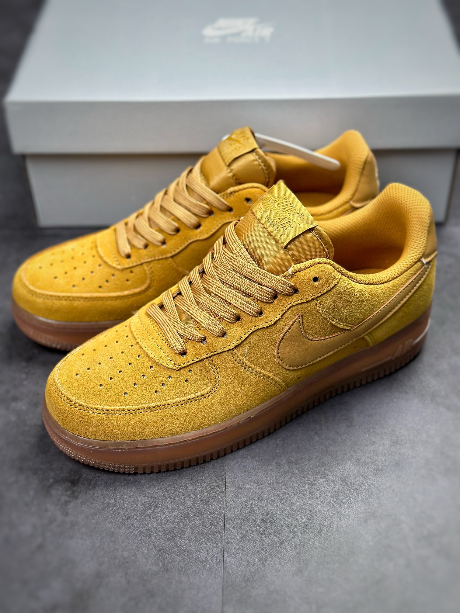 Nike Air Force 1 Low 07 Wheat Yellow Caramel BQ5485-700