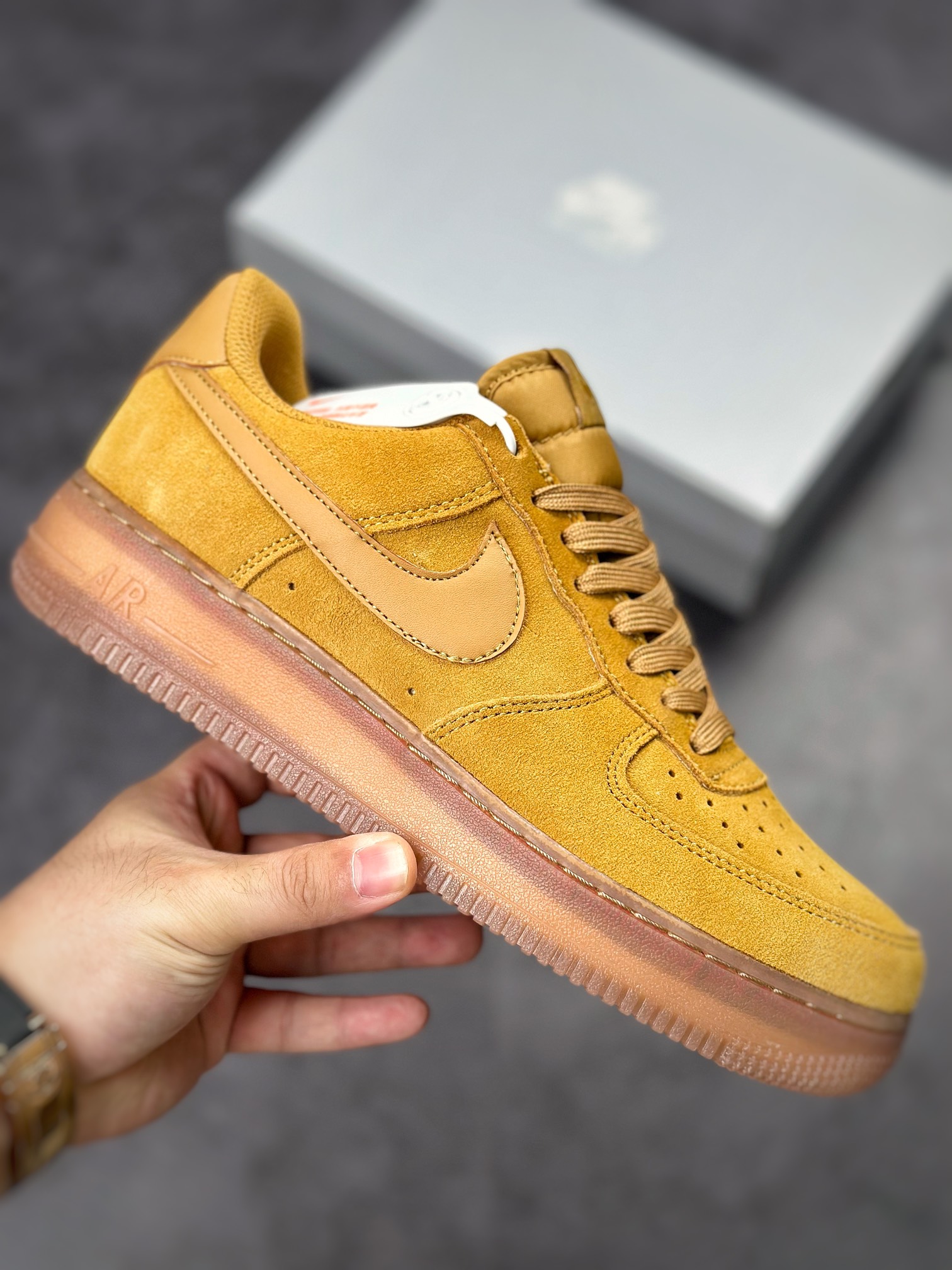 Nike Air Force 1 Low 07 Wheat Yellow Caramel BQ5485-700