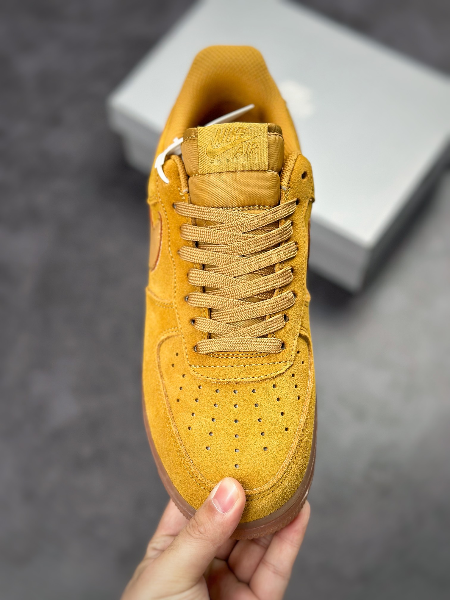 Nike Air Force 1 Low 07 Wheat Yellow Caramel BQ5485-700