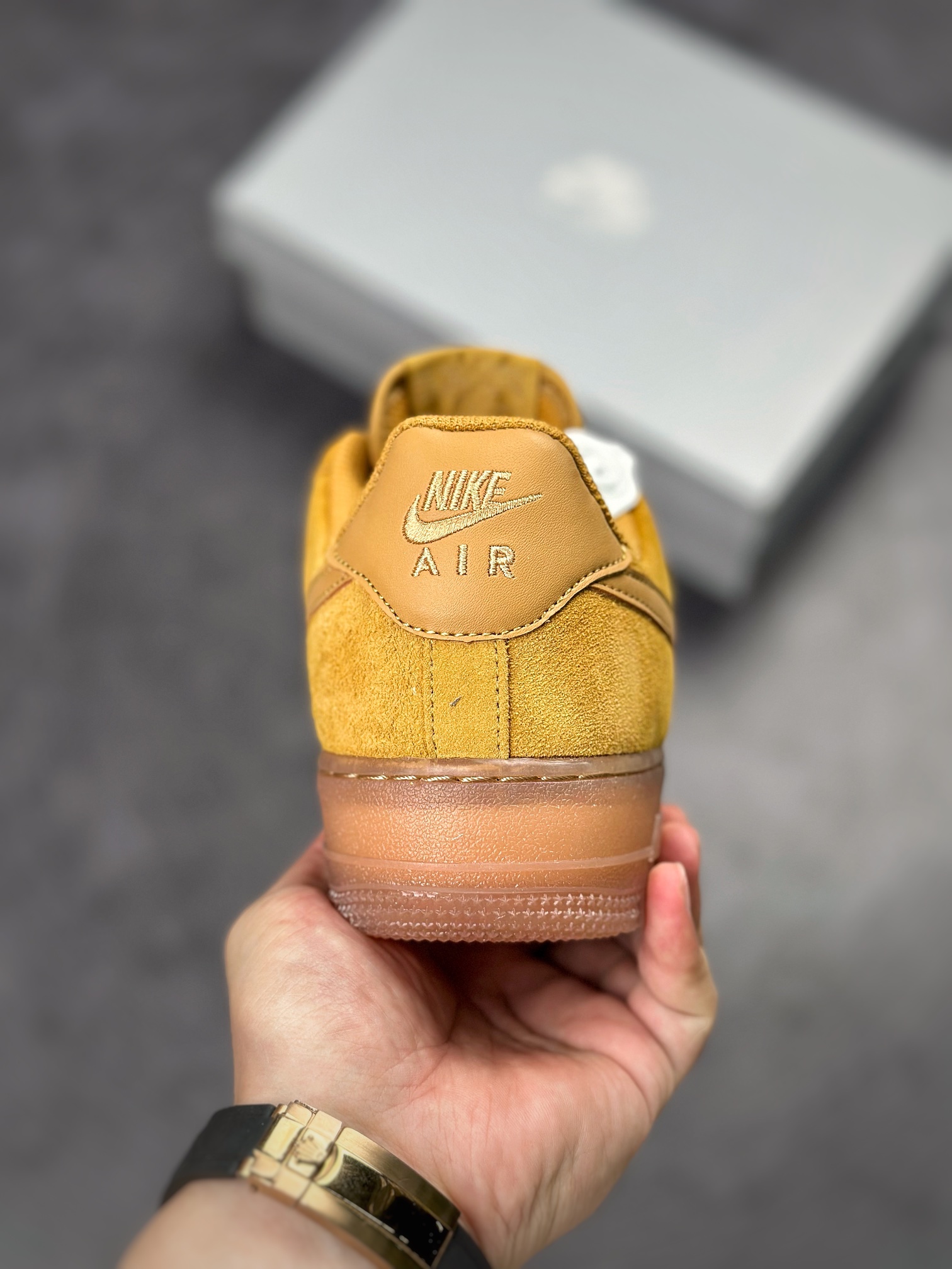 Nike Air Force 1 Low 07 Wheat Yellow Caramel BQ5485-700