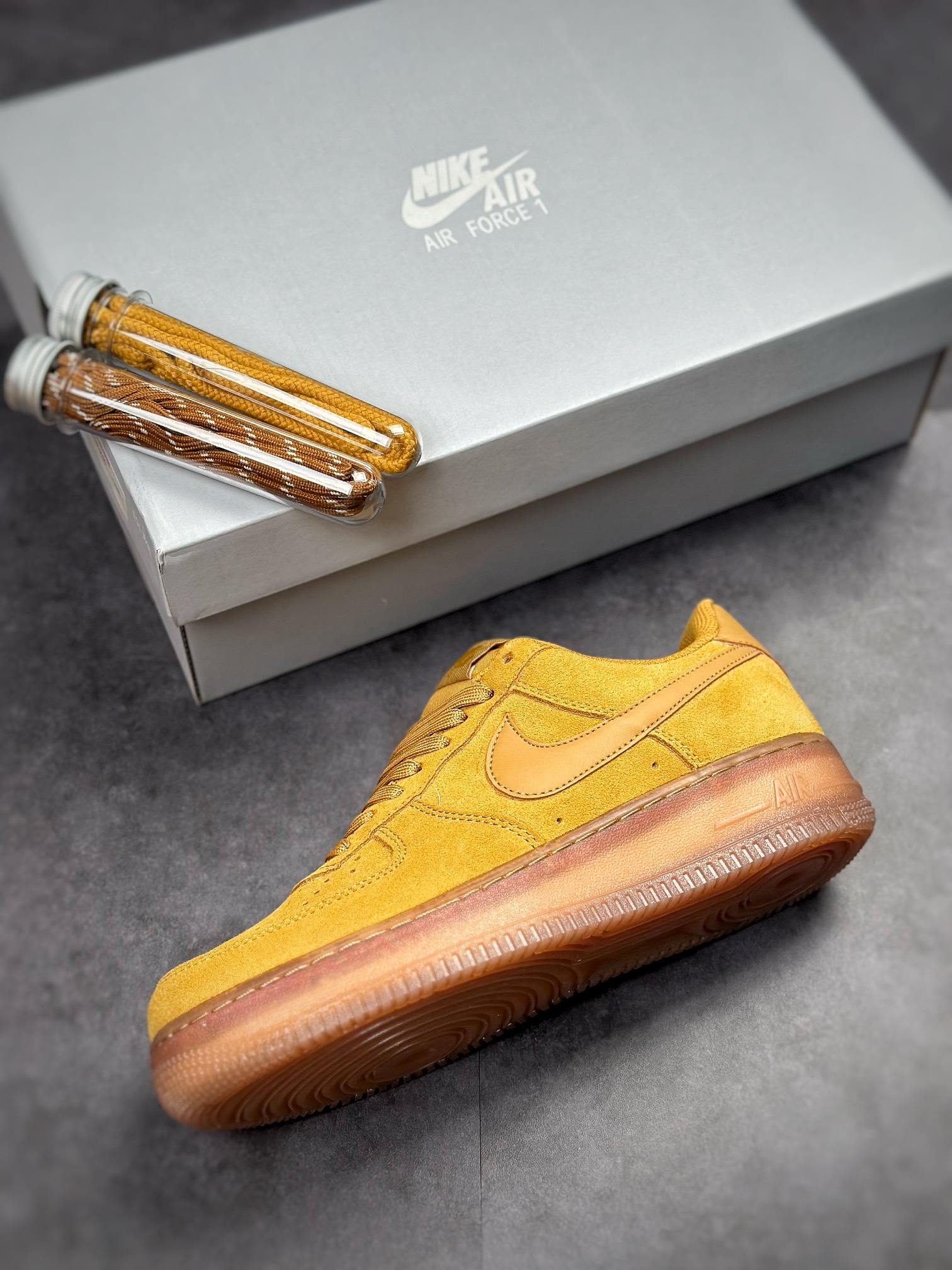 Nike Air Force 1 Low 07 Wheat Yellow Caramel BQ5485-700