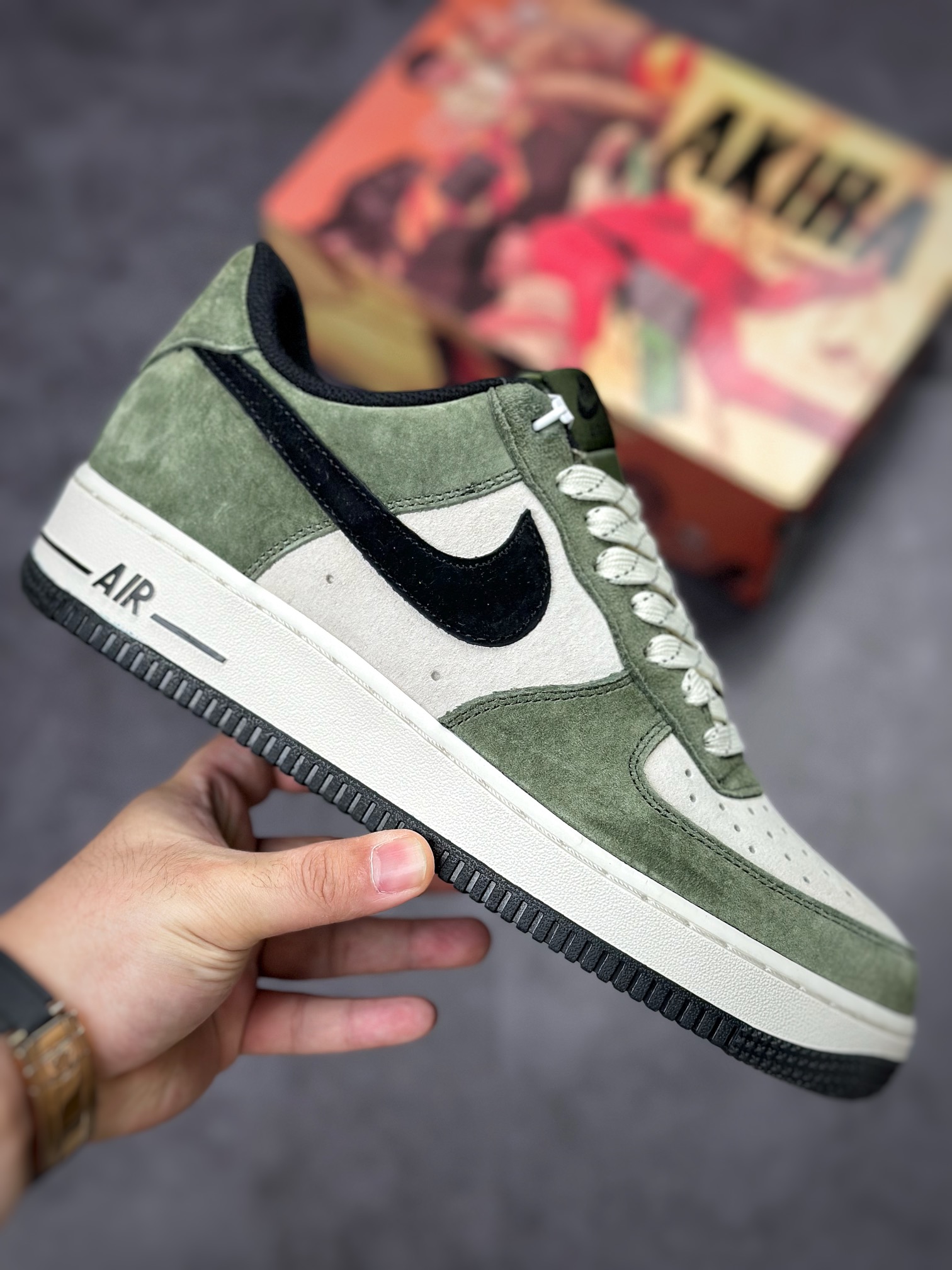 Nike Air Force 1 Low 07 莫兰迪绿麂皮满天星 DI3966-023