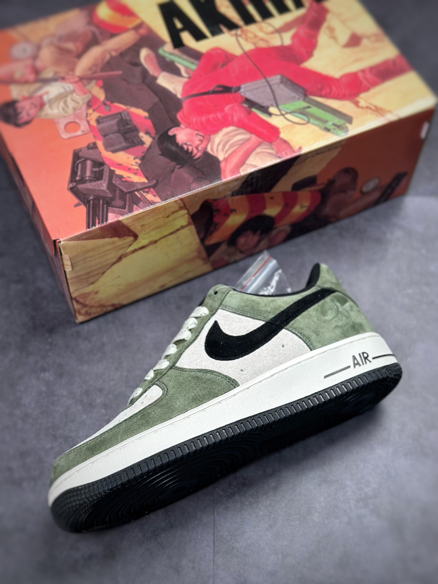 Nike Air Force 1 Low 07 莫兰迪绿麂皮满天星 DI3966-023