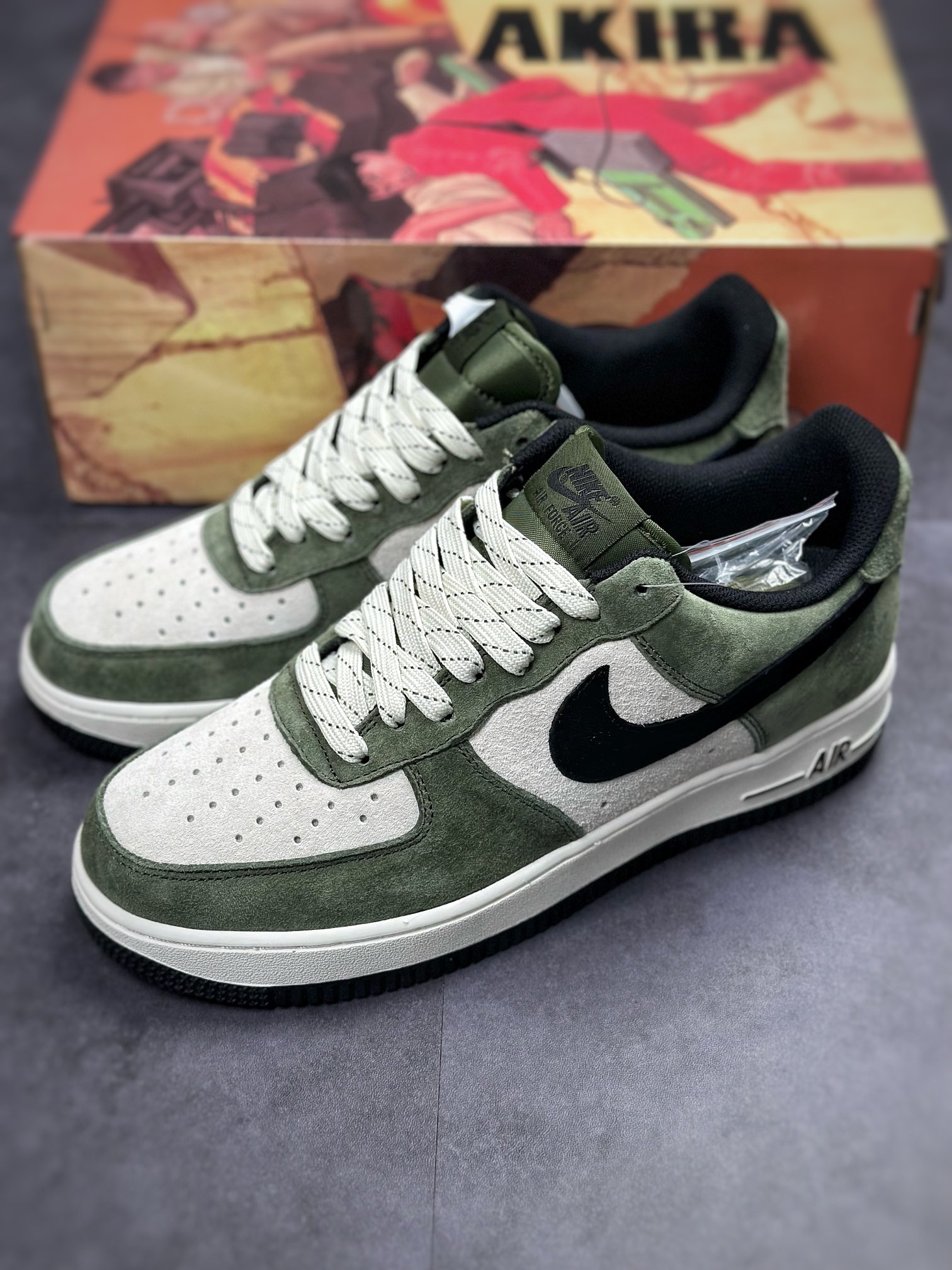 Nike Air Force 1 Low 07 莫兰迪绿麂皮满天星 DI3966-023