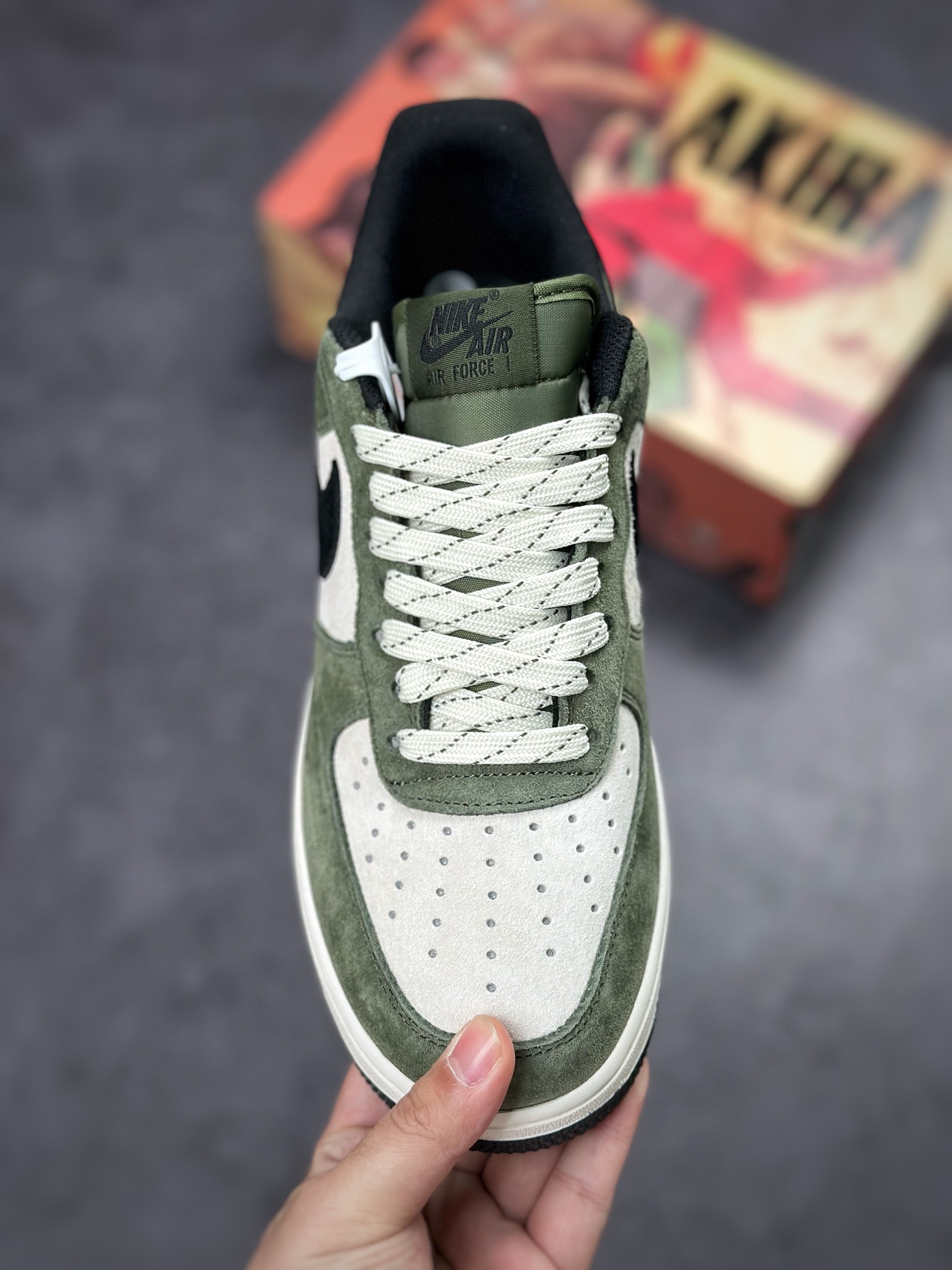 Nike Air Force 1 Low 07 莫兰迪绿麂皮满天星 DI3966-023