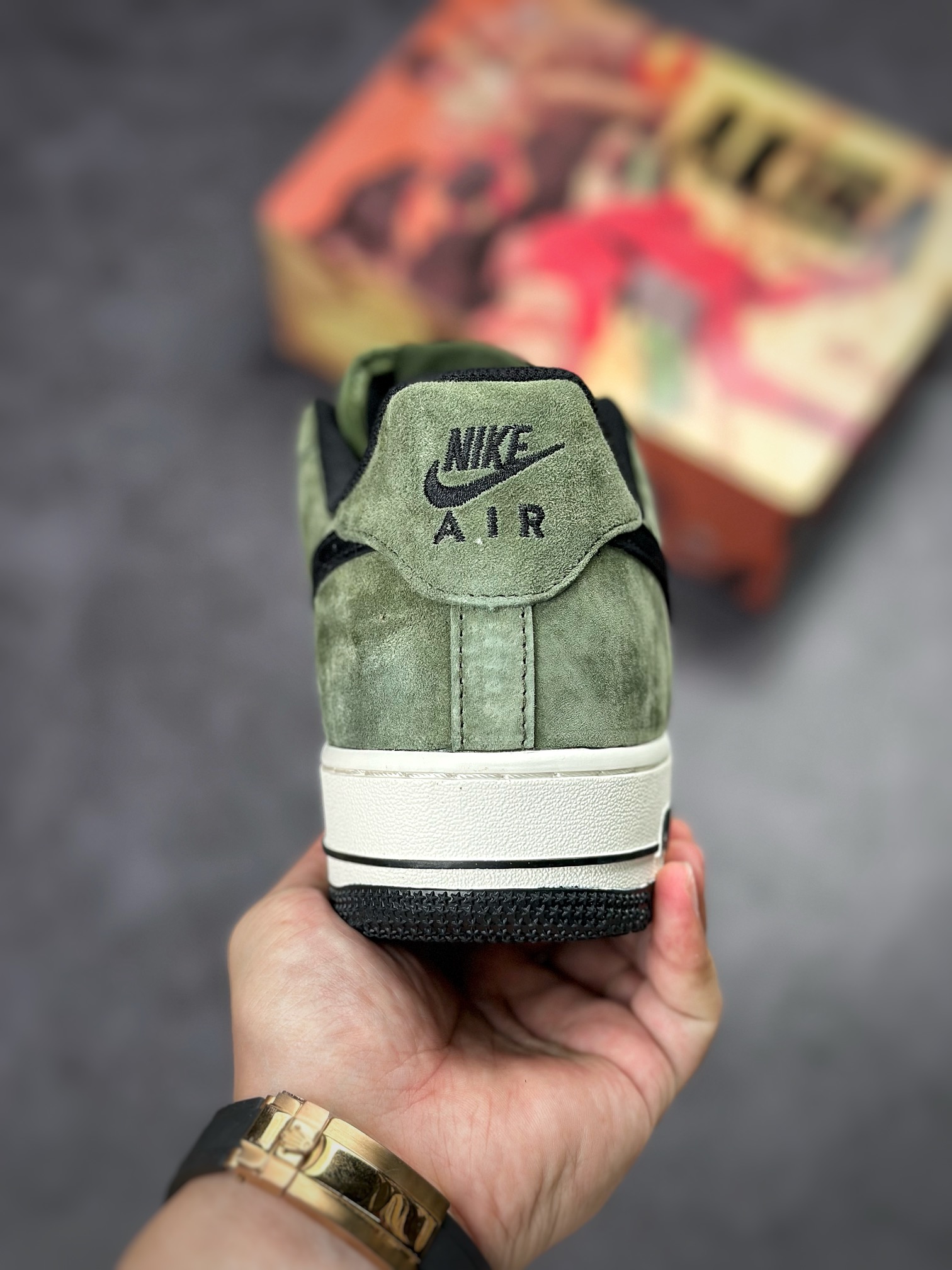 Nike Air Force 1 Low 07 莫兰迪绿麂皮满天星 DI3966-023