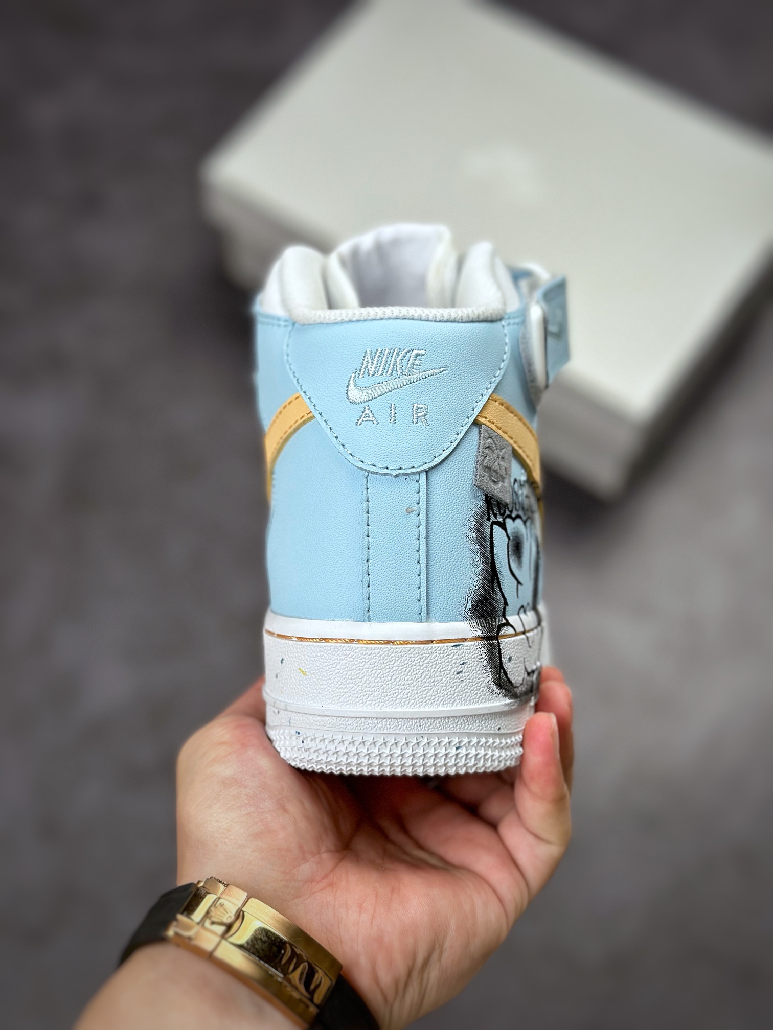 Nike Air Force 1’07 Mid 涂鸦熊 CW2289-111