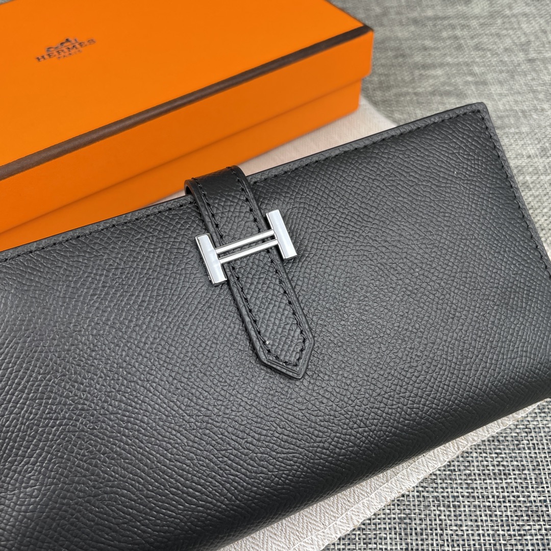 Hermes •原单。 Empson手掌纹 爱马仕女士新款纯色皮革内拉链口袋竖款钱包 💋专柜对版复刻 💋手感柔软,油边 Hermes •原单。 Empson手掌纹 爱马仕女士新款纯色皮革内拉链口袋竖款钱包 💋专柜对版复刻 💋手感柔软,油边