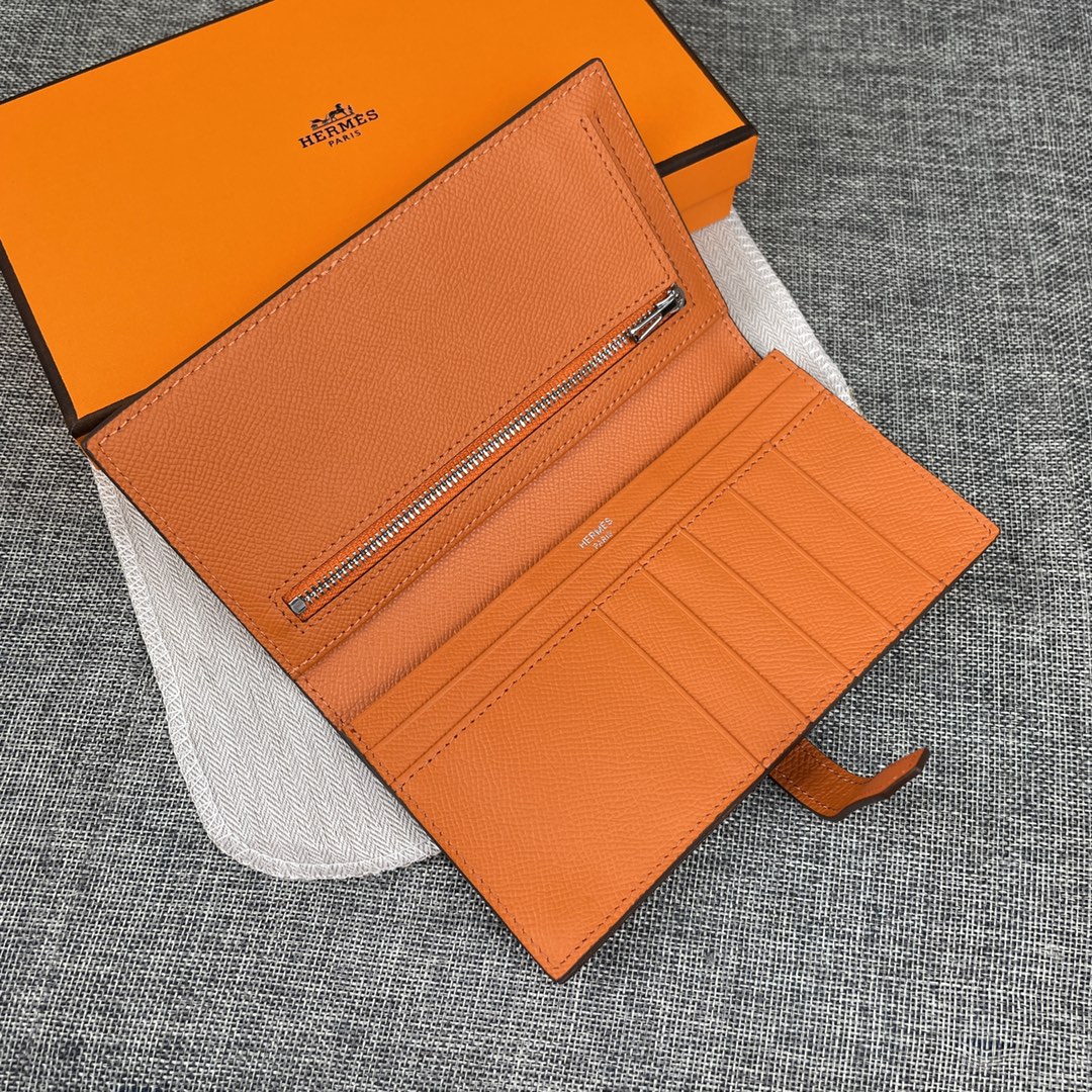 Hermes •原单。 Empson手掌纹 爱马仕女士新款纯色皮革内拉链口袋竖款钱包 💋专柜对版复刻 💋手感柔软,油边 Hermes •原单。 Empson手掌纹 爱马仕女士新款纯色皮革内拉链口袋竖款钱包 💋专柜对版复刻 💋手感柔软,油边