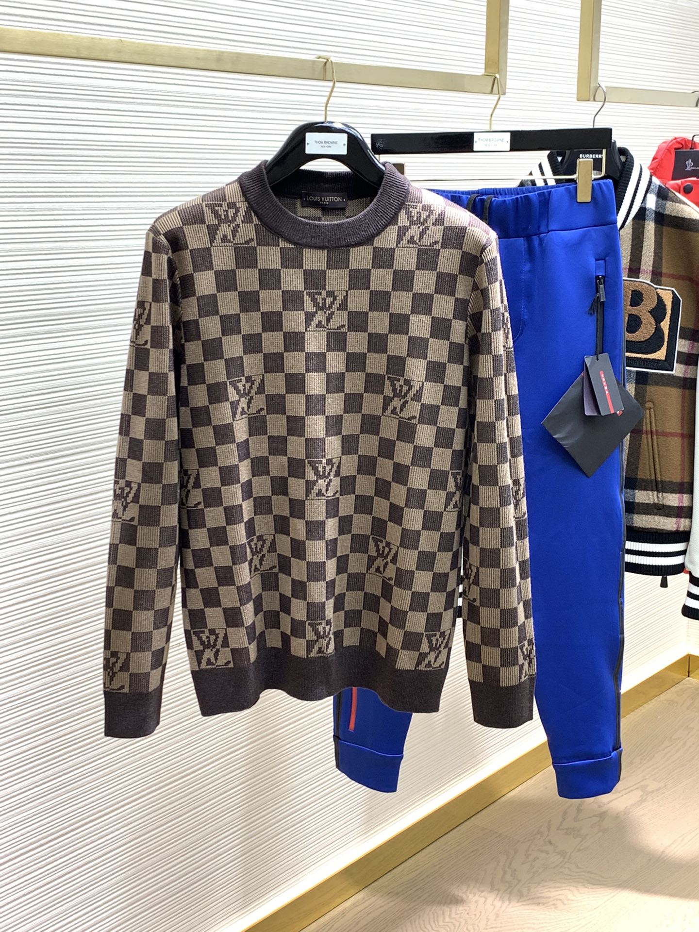 Louis Vuitton Clothing Knit Sweater Sweatshirts Knitting Fall/Winter Collection Fashion Casual
