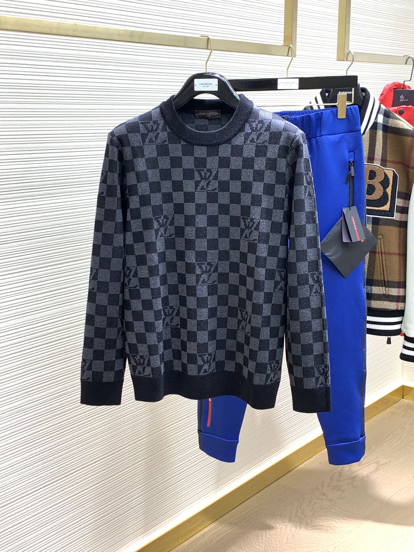 Louis Vuitton Clothing Knit Sweater Sweatshirts Knitting Fall/Winter Collection Fashion Casual