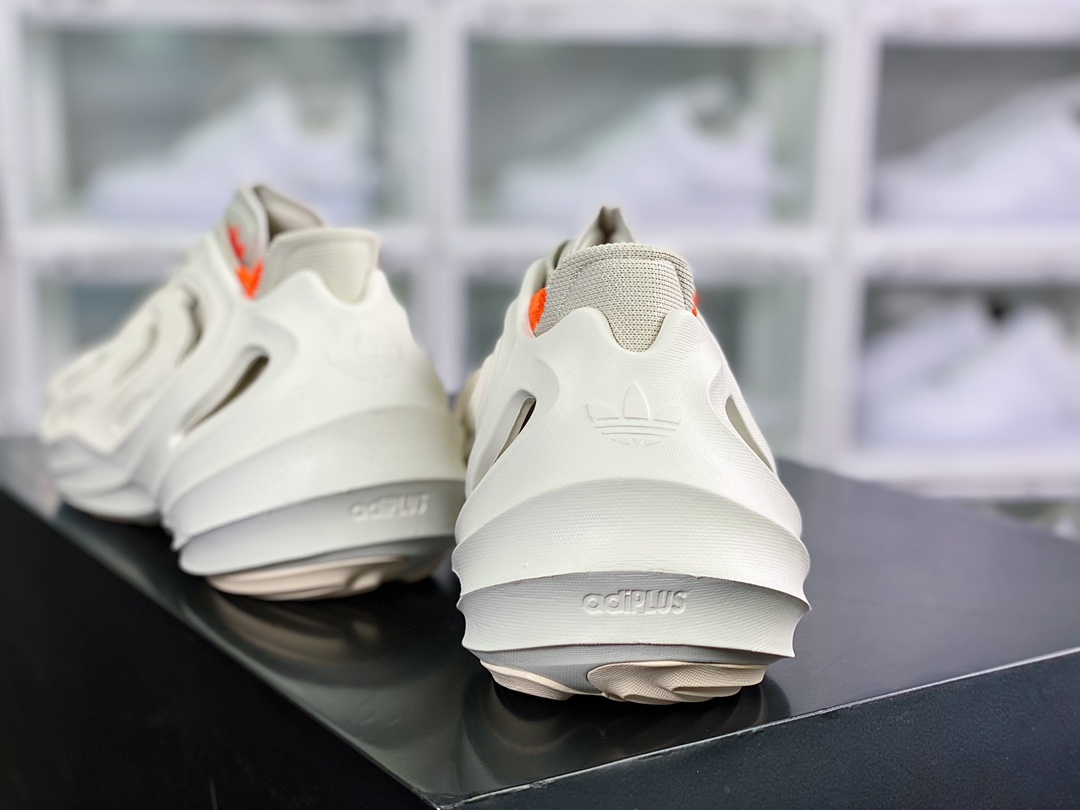 ”””Off White””Water Ripple Coconut Style Low Top Beach Casual Hole Shoes ”White Orange” GY4455 ”