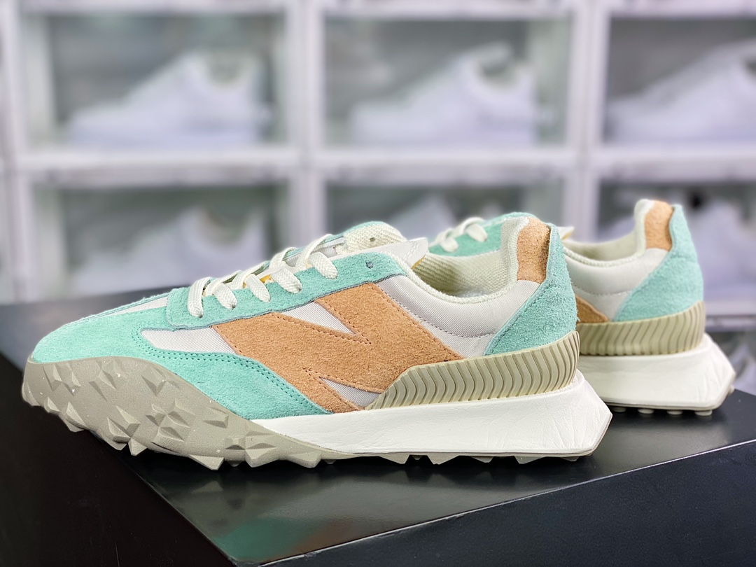 XC72 series low-top high-end retro old-fashioned leisure sports jogging shoes ”flip mint green rice white orange” UXC72TC