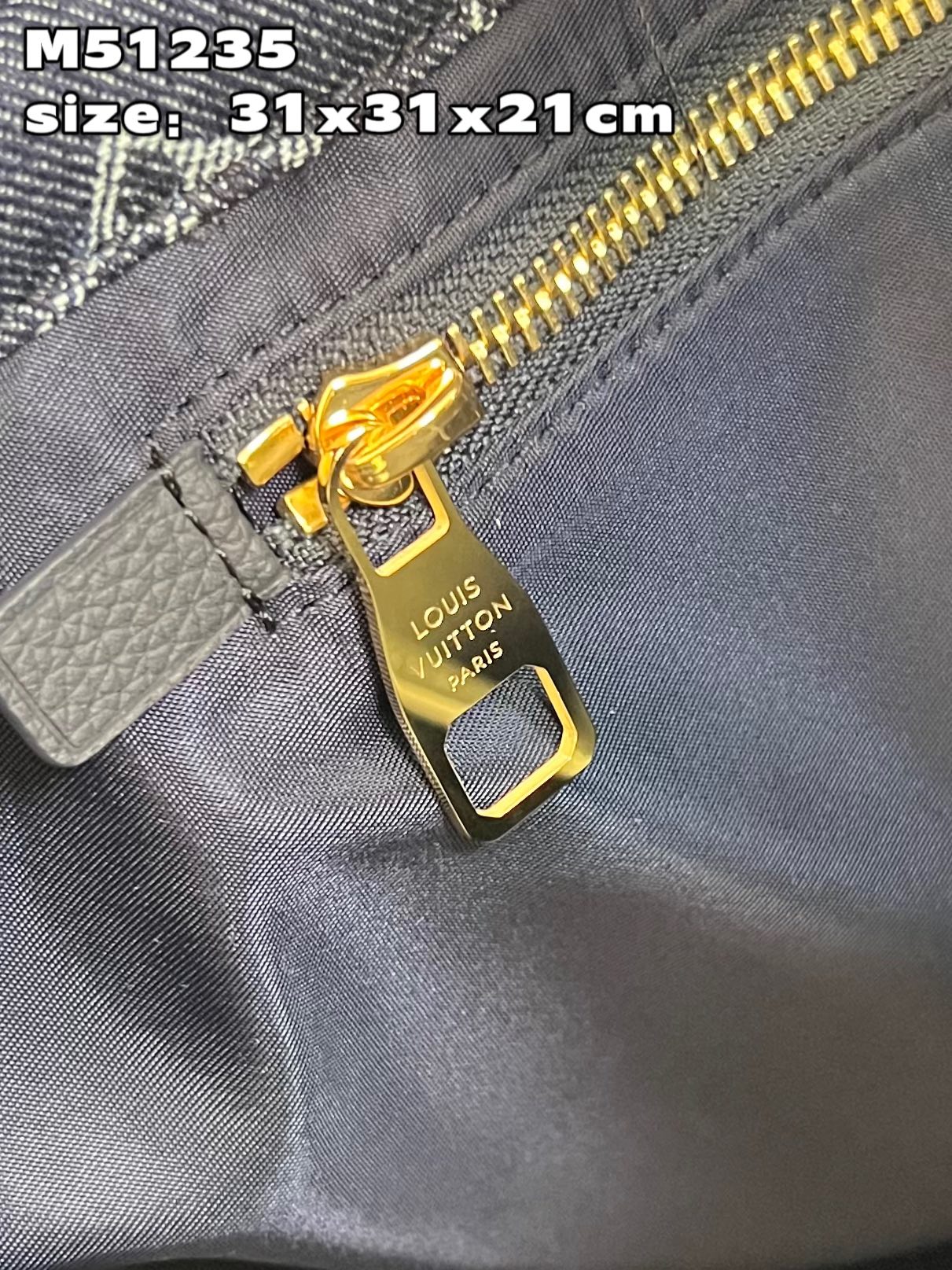 顶级【独家实拍 M51235 】LV路易威登丹宁拼皮水桶包,日本限定款,抽绳款大福袋,手提斜挎都适合的轻便包款 size:31x31x21 9