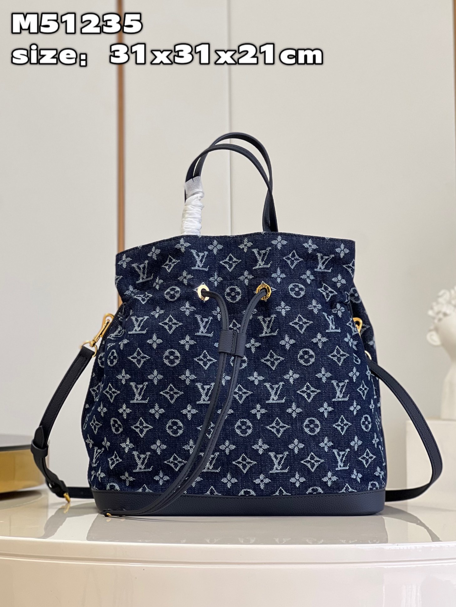 NO:399565,【Exclusive real photo M51235】LV Louis Vuitton denim leather bucket bag, Japanese limited model, drawstring large lucky bag, portable crossbody all suits lightweight bag size31x31x21 Y.,LV【Original leather】,louis vuitton,louis vuitton19860909【独家实拍 M51235】LV路易威登丹宁拼皮水桶包,日本限定款,抽绳款大福袋,手提斜挎都适合的轻便包款 size31x31x21 Y.,LV【原厂皮】,louis vuitton,louis vuitton,Bag