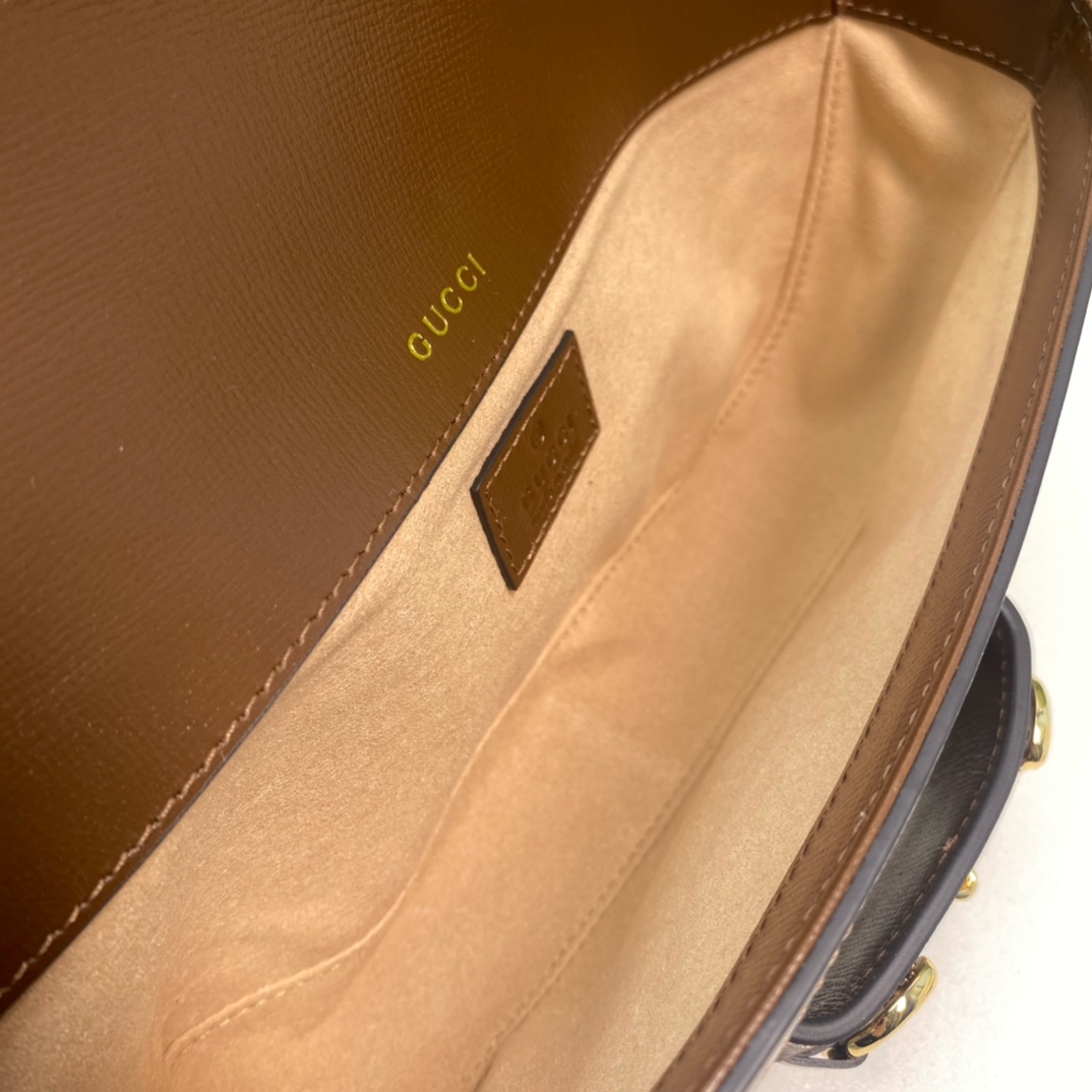 Gucci Horsebit 1955 Brown Mini Bag, Crossbody Shoulder Bag 735178 8 i1670946880 3078 6