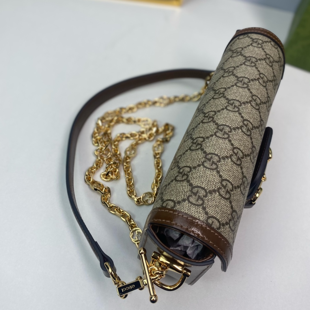 Gucci Horsebit 1955 Brown Mini Bag, Crossbody Shoulder Bag 735178 6 i1670946880 3247 4