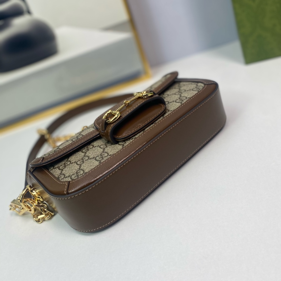Gucci Horsebit 1955 Brown Mini Bag, Crossbody Shoulder Bag 735178 4 i1670946880 6733 2