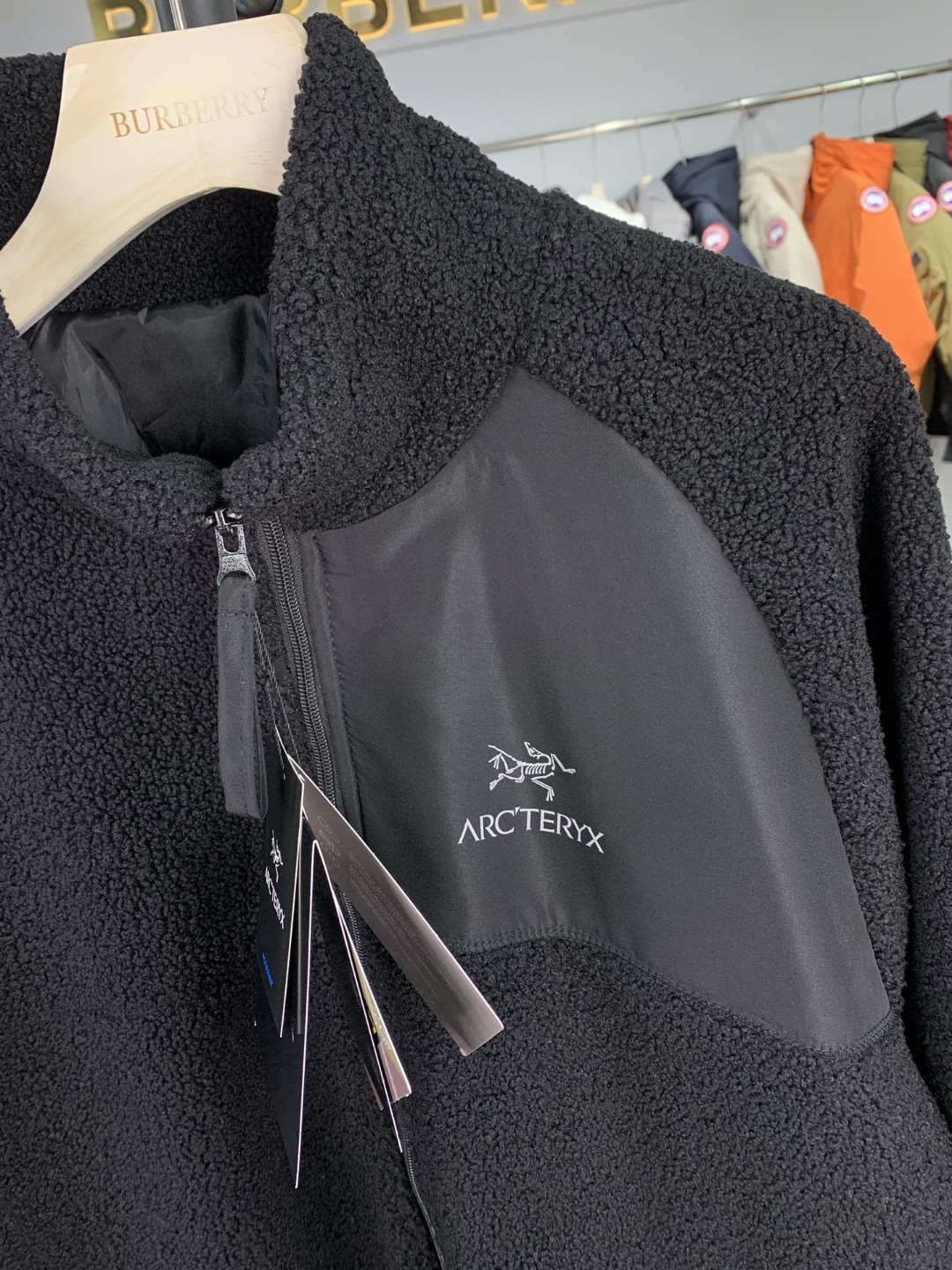 210 始祖鸟/ARC'TERYX 潮流户外品牌 羊羔毛开衫立领外套