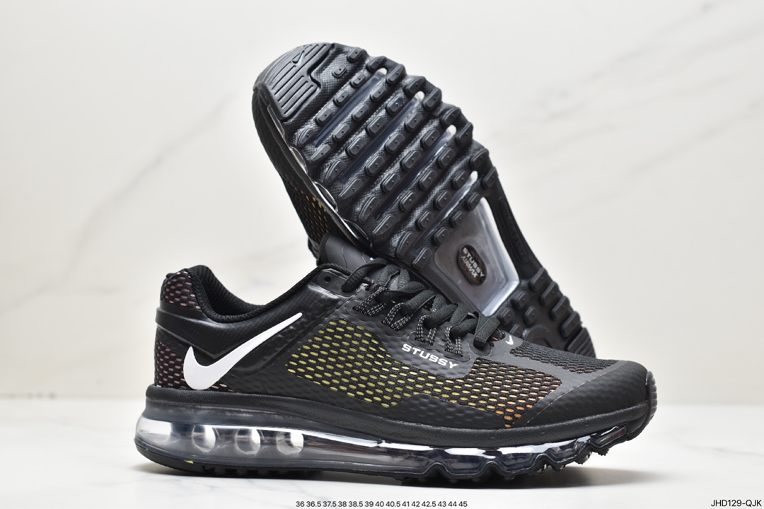 190 耐克Nike Air Max 95 2013”Triple Black”贾卡网面全掌气垫休闲运动百搭慢跑鞋