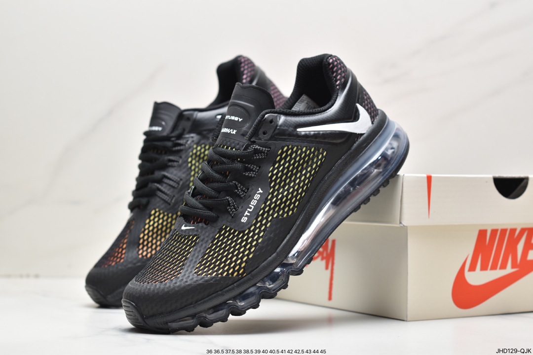 190 耐克Nike Air Max 95 2013”Triple Black”贾卡网面全掌气垫休闲运动百搭慢跑鞋