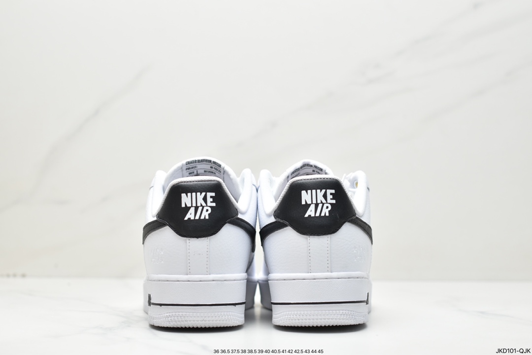 Nike Air Force 1 Low 40th Anniversary White Black Air Force One Low DQ7658-100