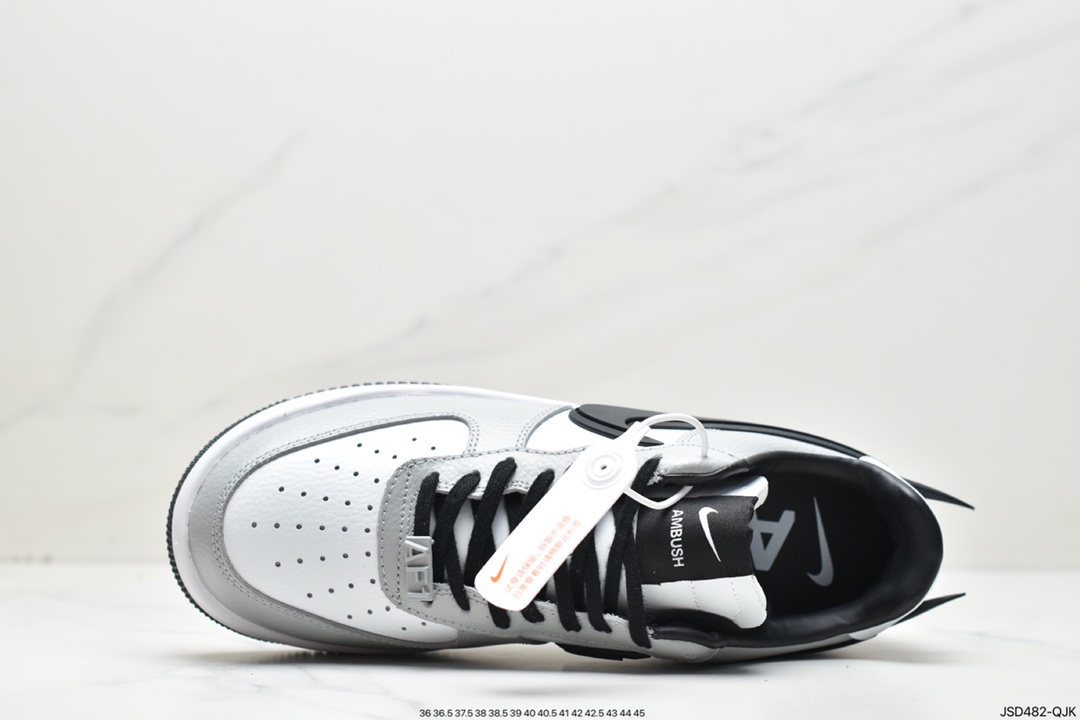 200 AMBUSH x Nike Air Force 1 Low 空军一号宽底版系列低帮板鞋DV3464-007