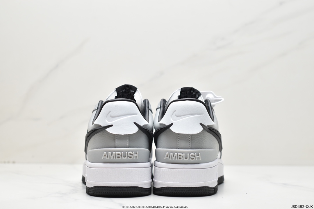 200 AMBUSH x Nike Air Force 1 Low 空军一号宽底版系列低帮板鞋DV3464-007