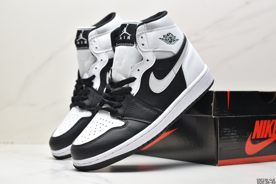 105 耐克Nike Air Jordan 1 Retro High OG”Black/White”AJ1代篮球鞋