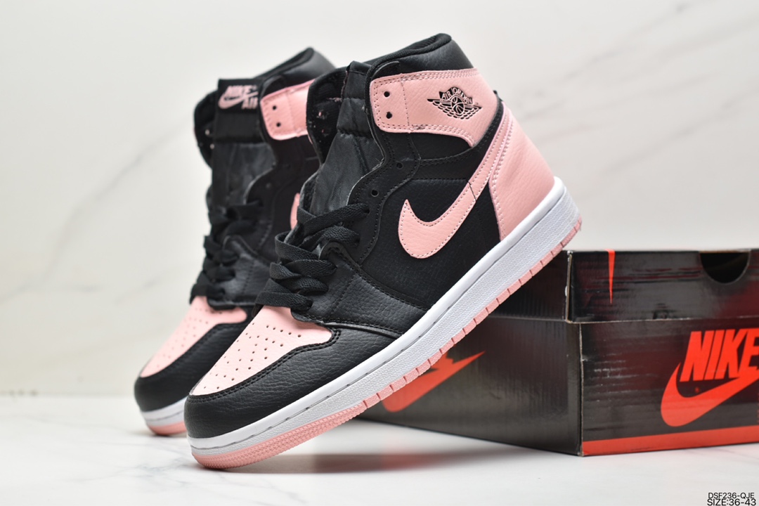 105 耐克Nike Air Jordan 1 Retro High OG”Black/White”AJ1代篮球鞋