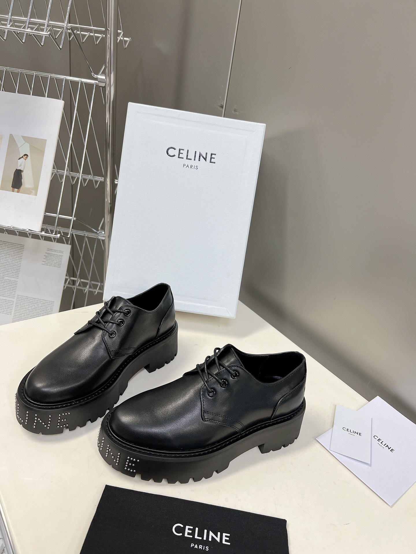 CELINE思琳杨幂同款乐福鞋超多明