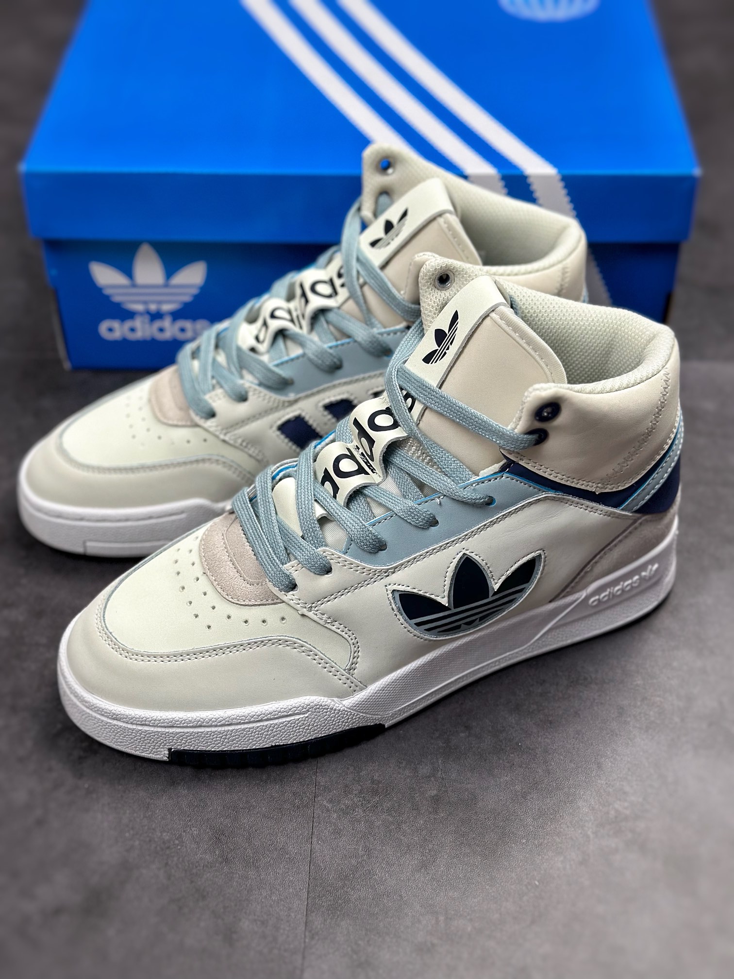 Overseas channel version original box original label Adidas Drop Step XL high-top classic campus retro sneakers GV9325