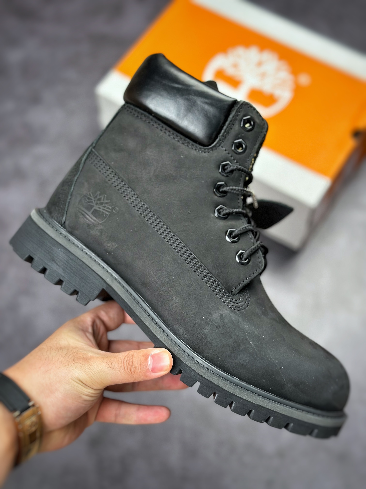 New shipment#ClassicTimberland Timberland/classic rhubarb boots [new packaging] seven-hole men's size 10061 six-hole women's size 10361