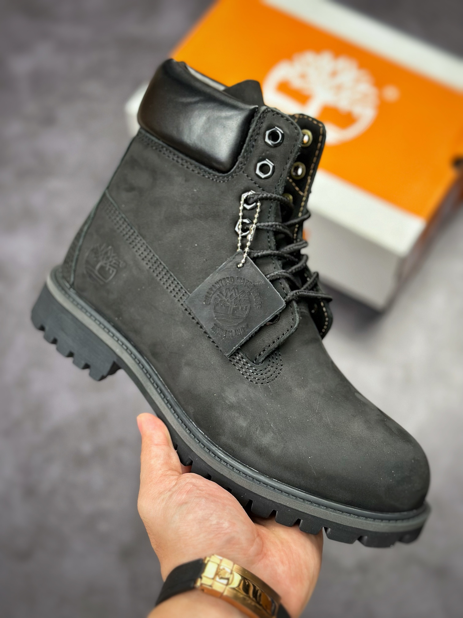 New shipment#ClassicTimberland Timberland/classic rhubarb boots [new packaging] seven-hole men's size 10061 six-hole women's size 10361