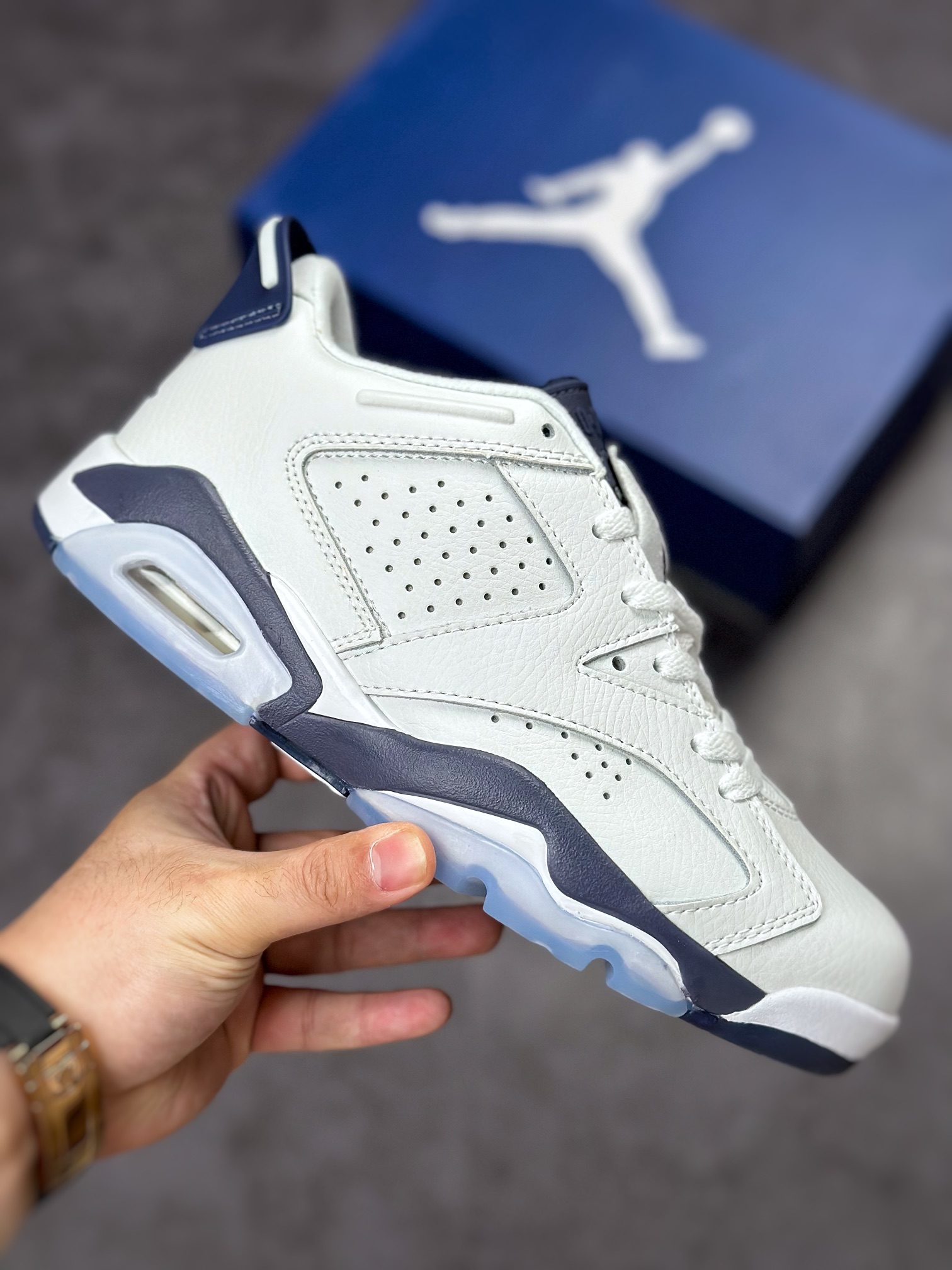 Air Jordan 6 Retro“Midnight Navy” 白蓝/午夜蓝 CT8529-141