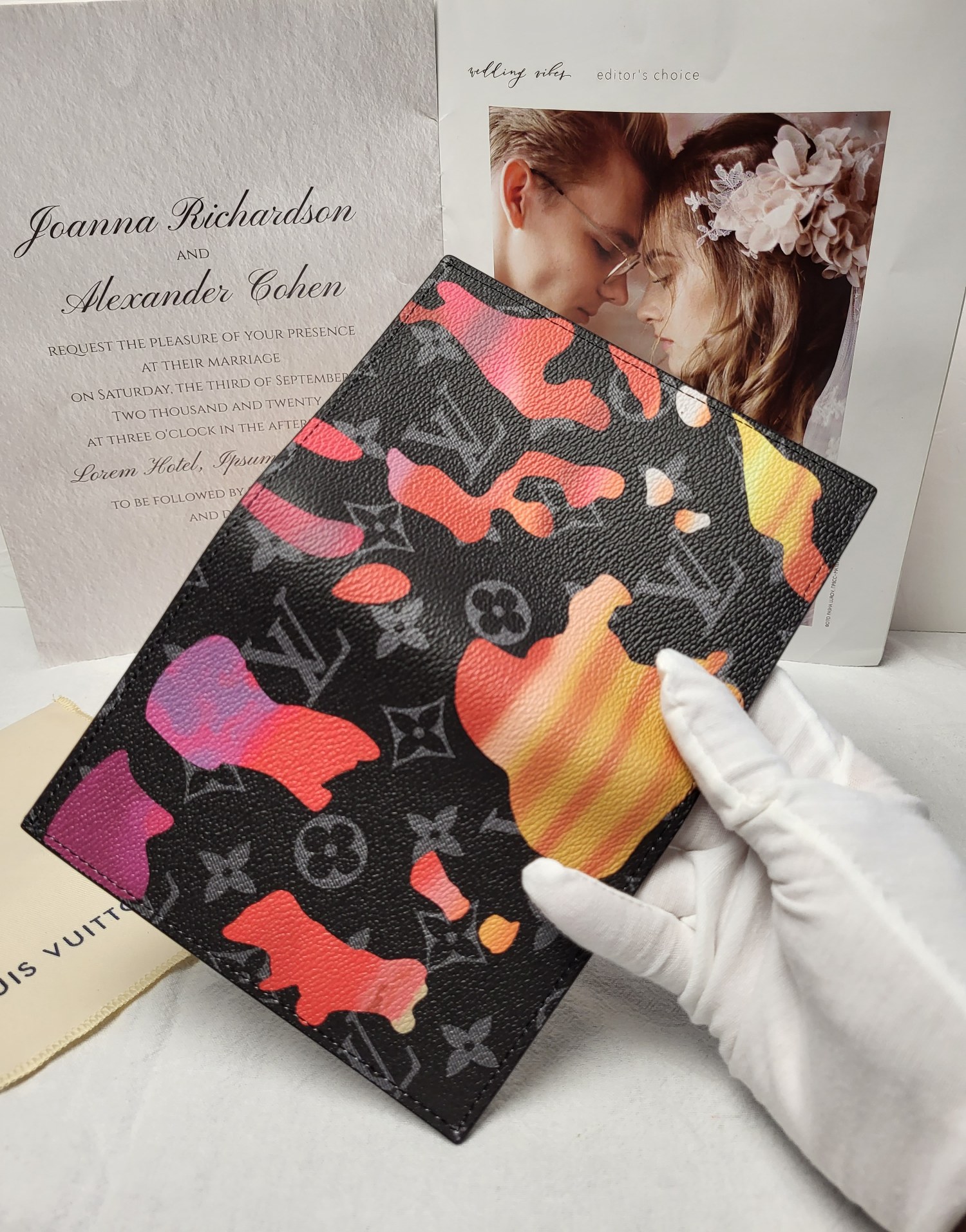 Colors options for leather passport cover