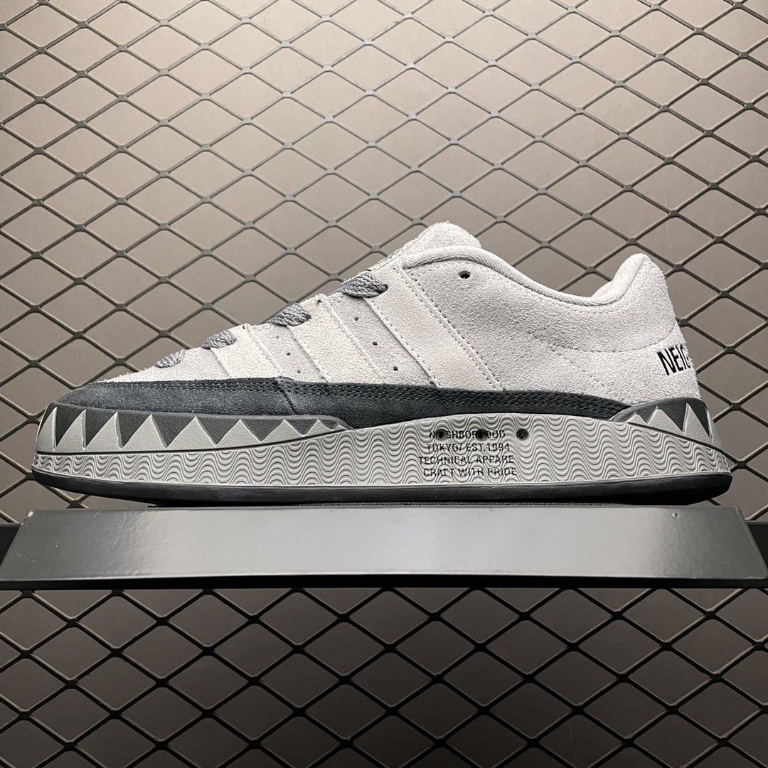 Neighborhood x adidas Adimatic "Shark" Retro Casual Sneakers - Comprehensive