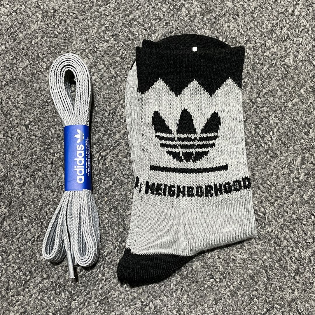 Neighborhood x AD 阿迪 Adimatic 鲨鱼 复古休闲面包鞋 H 全新版本出货 内增订制长筒袜和鞋带 尺码:36 36.5 8
